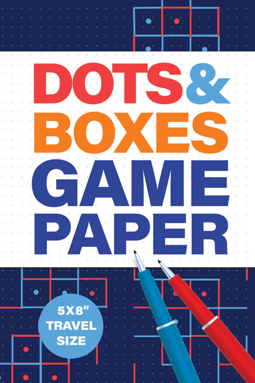 Dots & Boxes Game Paper - Travel Size